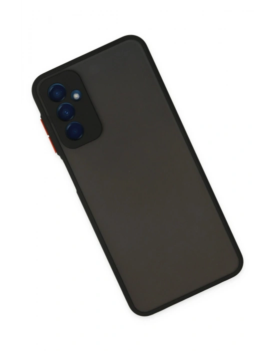 Newface Samsung Galaxy M13 Kılıf Montreal Silikon Kapak - Siyah