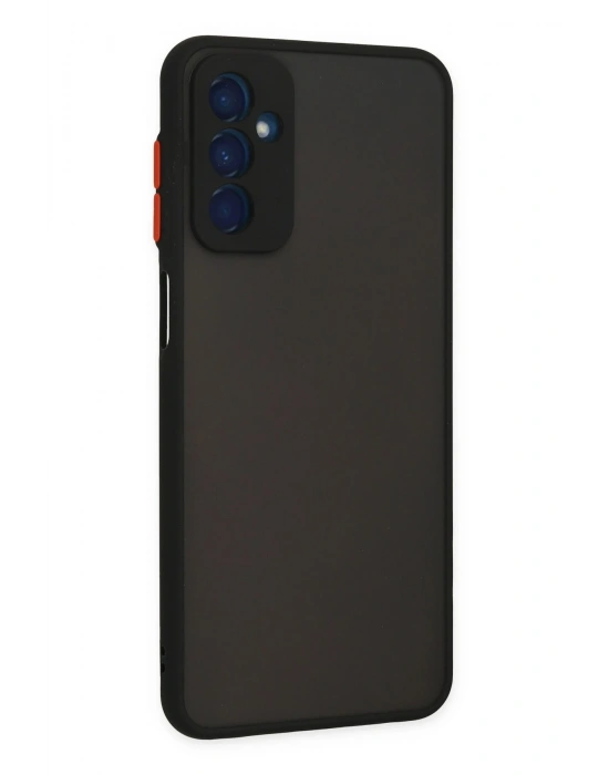 Newface Samsung Galaxy M13 Kılıf Montreal Silikon Kapak - Siyah