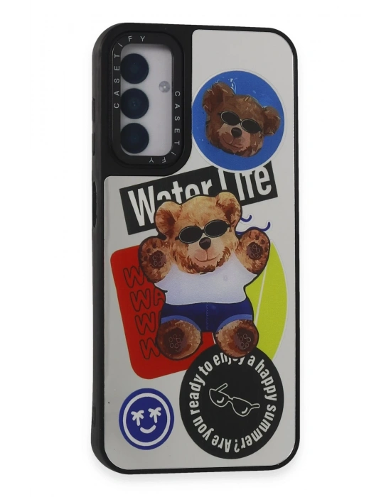 Newface Samsung Galaxy M14 5G Kılıf Mirror Desenli Kapak - Mirror - 14