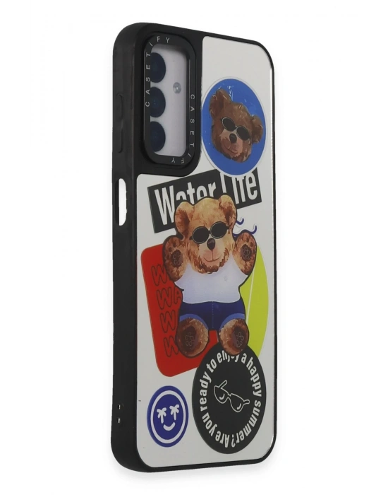 Newface Samsung Galaxy M14 5G Kılıf Mirror Desenli Kapak - Mirror - 14