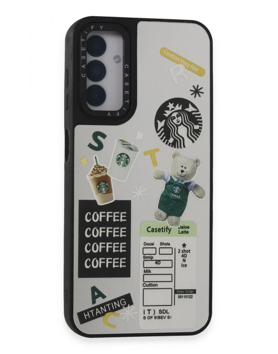 Newface Samsung Galaxy M14 5G Kılıf Mirror Desenli Kapak - Mirror - 17