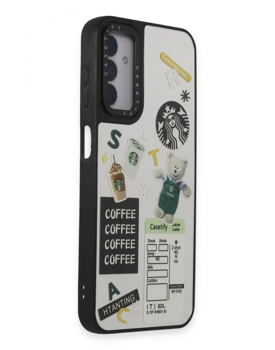 Newface Samsung Galaxy M14 5G Kılıf Mirror Desenli Kapak - Mirror - 17