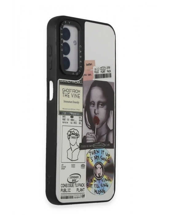 Newface Samsung Galaxy M14 5G Kılıf Mirror Desenli Kapak - Mirror - 2
