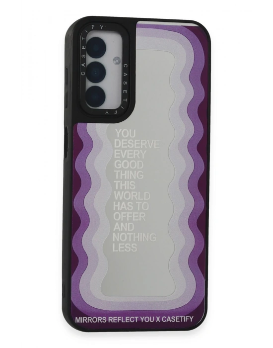 Newface Samsung Galaxy M14 5G Kılıf Mirror Desenli Kapak - Mirror - 5