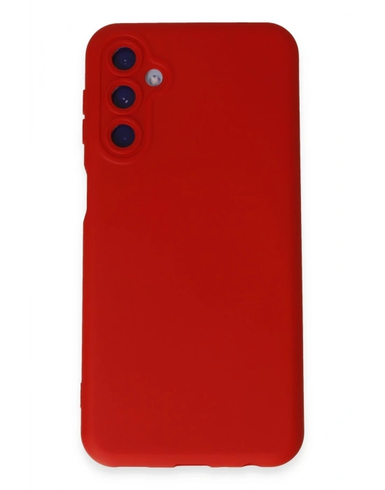 Newface Samsung Galaxy M14 5G Kılıf Nano içi Kadife Silikon - Kırmızı