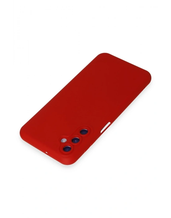 Newface Samsung Galaxy M14 5G Kılıf Nano içi Kadife Silikon - Kırmızı