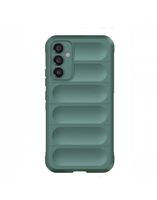 Newface Samsung Galaxy M14 5G Kılıf Optimum Silikon - Koyu Yeşil