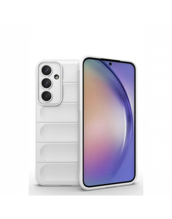 Newface Samsung Galaxy M14 5G Kılıf Optimum Silikon - Krem