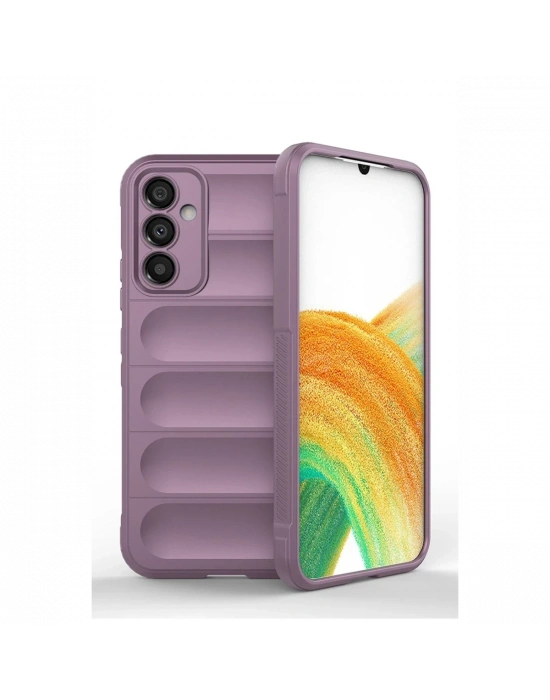 Newface Samsung Galaxy M14 5G Kılıf Optimum Silikon - Mor