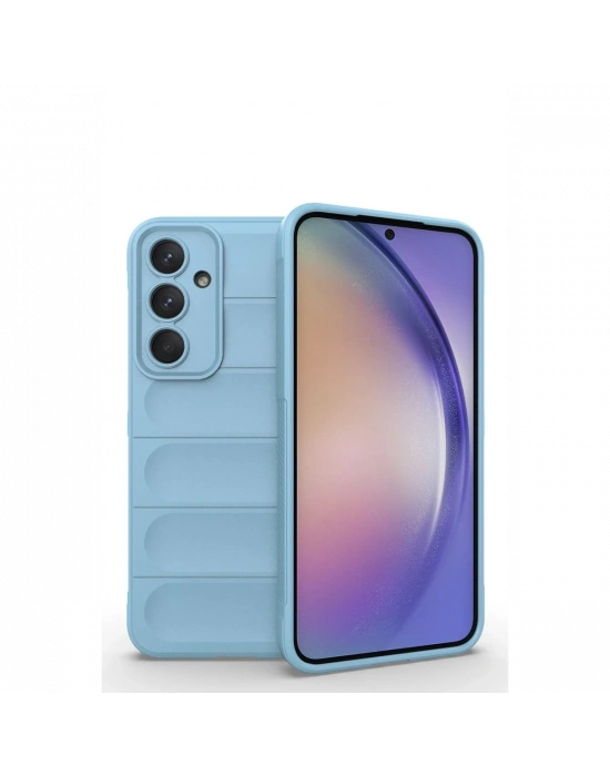 Newface Samsung Galaxy M14 5G Kılıf Optimum Silikon - Sky Blue