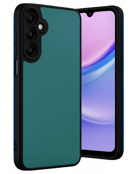 Newface Samsung Galaxy M15 Kılıf Aras Deri Kapak - Açık Yeşil