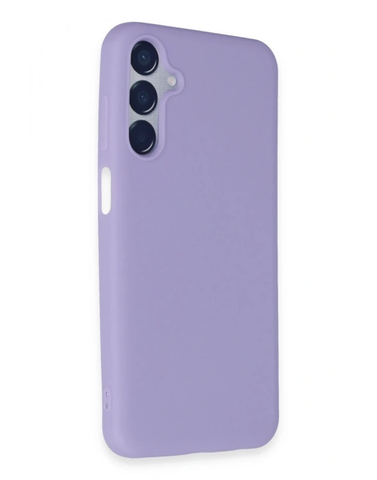 Newface Samsung Galaxy M15 Kılıf First Silikon - Lila