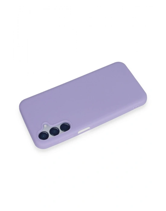 Newface Samsung Galaxy M15 Kılıf First Silikon - Lila