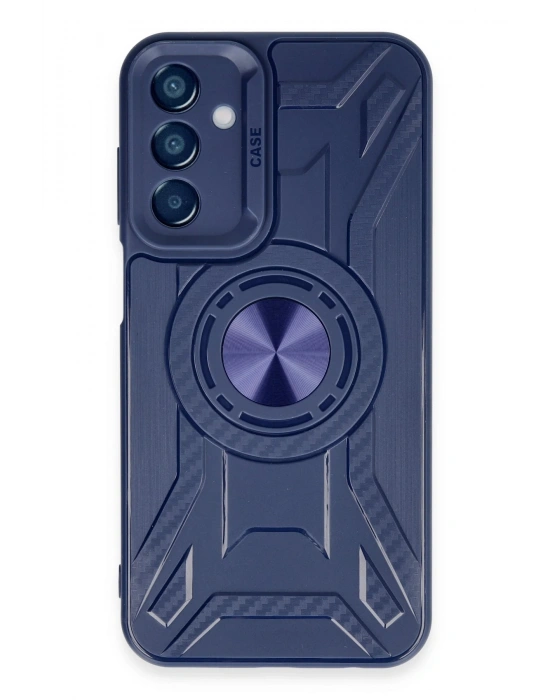 Newface Samsung Galaxy M15 Kılıf Lincoln Silikon - Lacivert