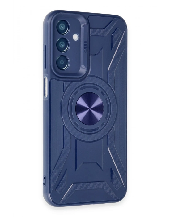 Newface Samsung Galaxy M15 Kılıf Lincoln Silikon - Lacivert