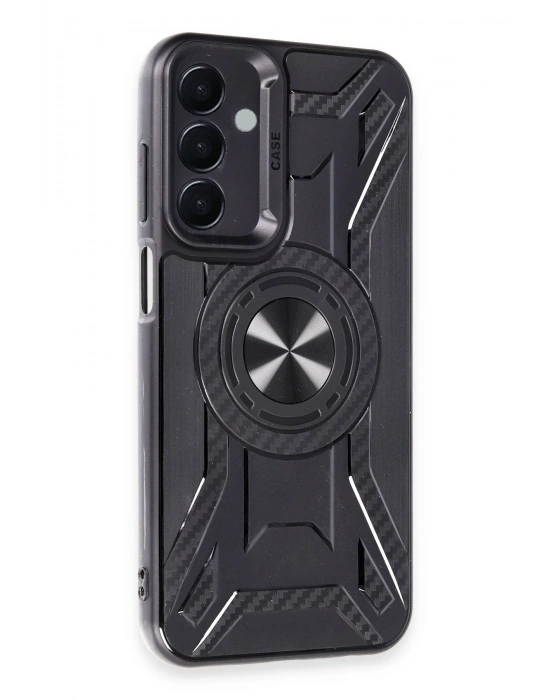 Newface Samsung Galaxy M15 Kılıf Lincoln Silikon - Siyah