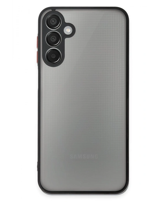 Newface Samsung Galaxy M15 Kılıf Montreal Silikon Kapak - Siyah