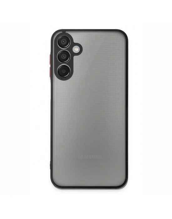 Newface Samsung Galaxy M15 Kılıf Montreal Silikon Kapak - Siyah