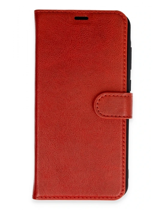 Newface Samsung Galaxy M15 Kılıf Trend S Plus Kapaklı Kılıf - Kırmızı