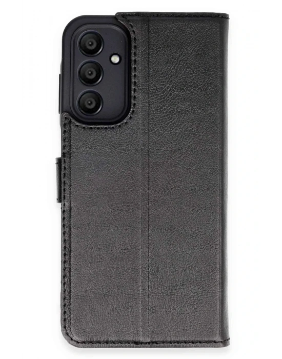 Newface Samsung Galaxy M15 Kılıf Trend S Plus Kapaklı Kılıf - Siyah