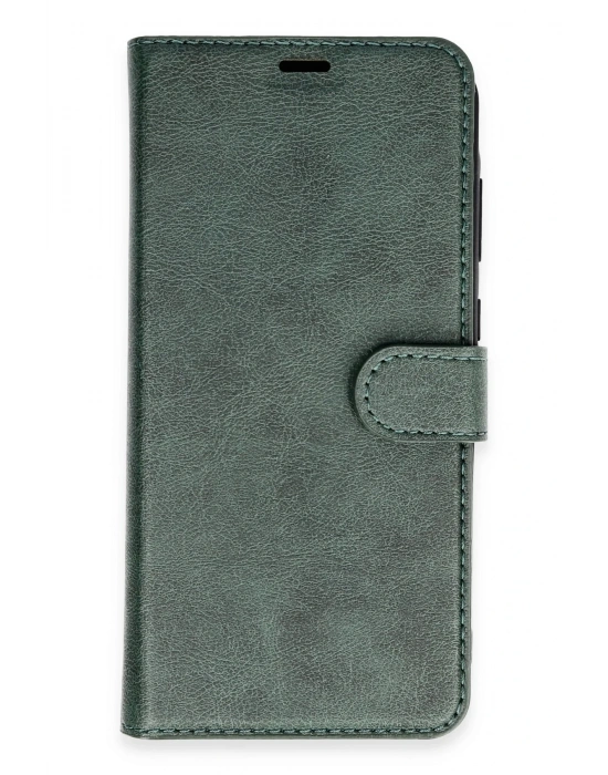 Newface Samsung Galaxy M15 Kılıf Trend S Plus Kapaklı Kılıf - Yeşil