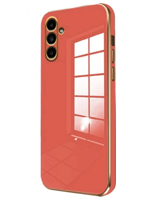 Newface Samsung Galaxy M15 Kılıf Volet Silikon - Kırmızı