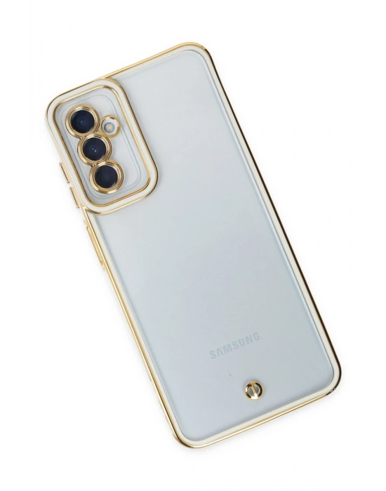 Newface Samsung Galaxy M23 Kılıf Liva Lens Silikon - Beyaz