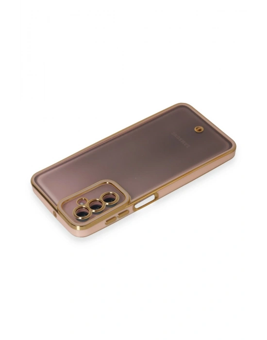 Newface Samsung Galaxy M23 Kılıf Liva Lens Silikon - Pudra