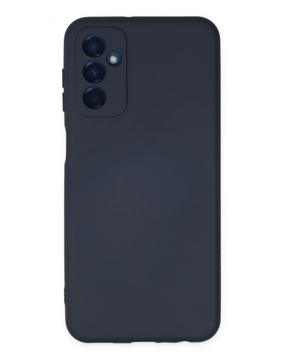 Newface Samsung Galaxy M23 Kılıf Nano içi Kadife Silikon - Lacivert