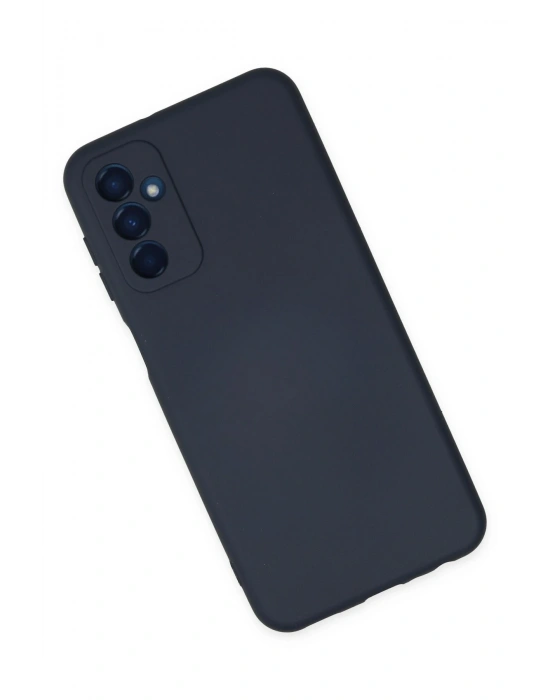 Newface Samsung Galaxy M23 Kılıf Nano içi Kadife Silikon - Lacivert