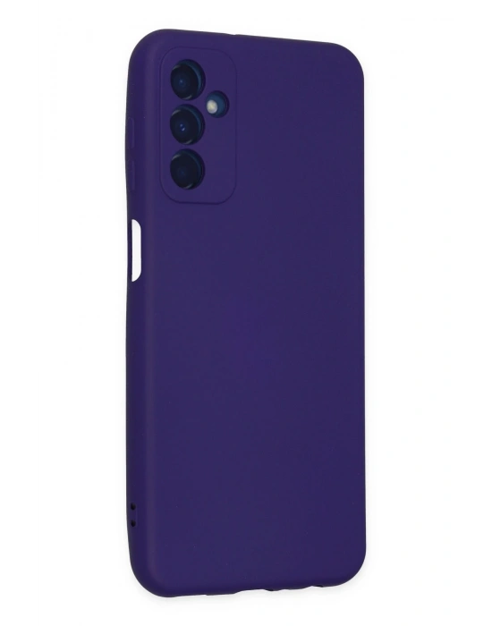 Newface Samsung Galaxy M23 Kılıf Nano içi Kadife Silikon - Mor