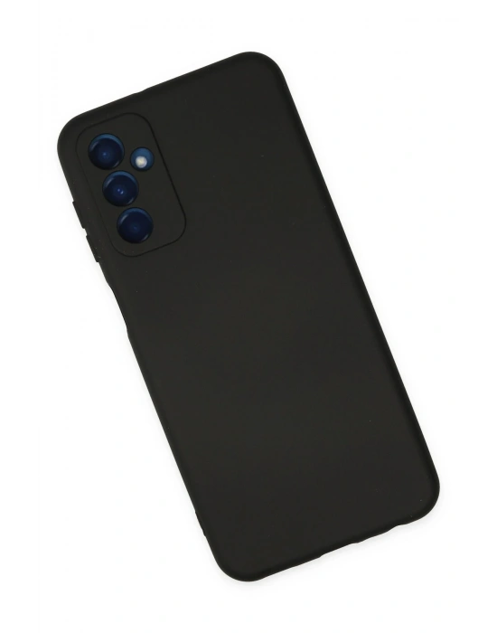 Newface Samsung Galaxy M23 Kılıf Nano içi Kadife Silikon - Siyah