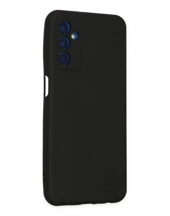 Newface Samsung Galaxy M23 Kılıf Nano içi Kadife Silikon - Siyah