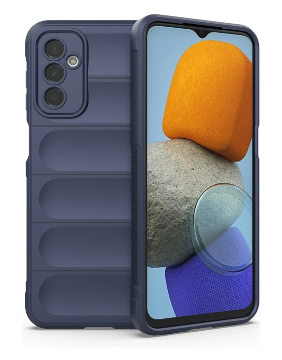 Newface Samsung Galaxy M23 Kılıf Optimum Silikon - Lacivert