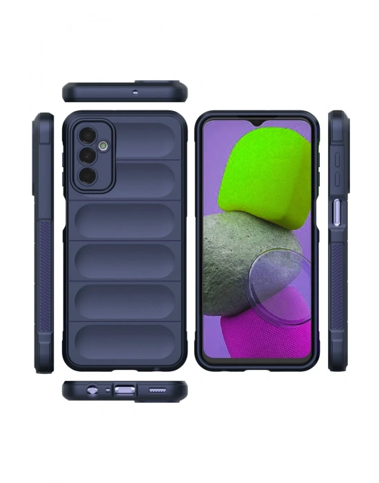 Newface Samsung Galaxy M23 Kılıf Optimum Silikon - Lacivert