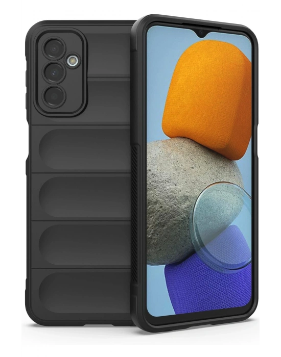 Newface Samsung Galaxy M23 Kılıf Optimum Silikon - Siyah