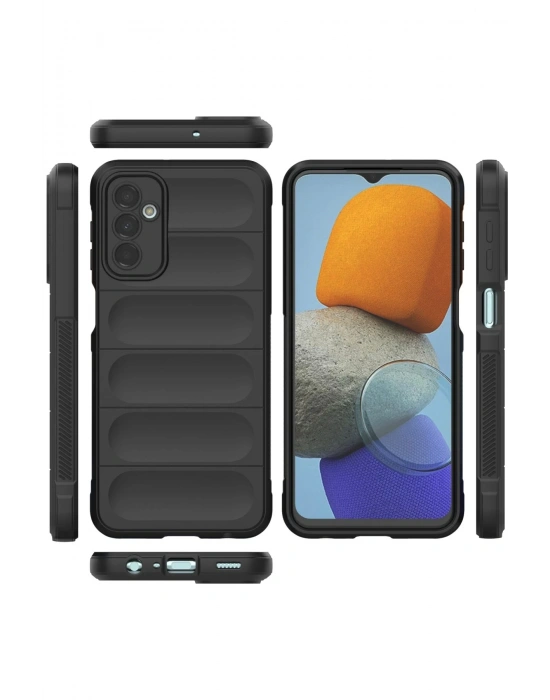 Newface Samsung Galaxy M23 Kılıf Optimum Silikon - Siyah