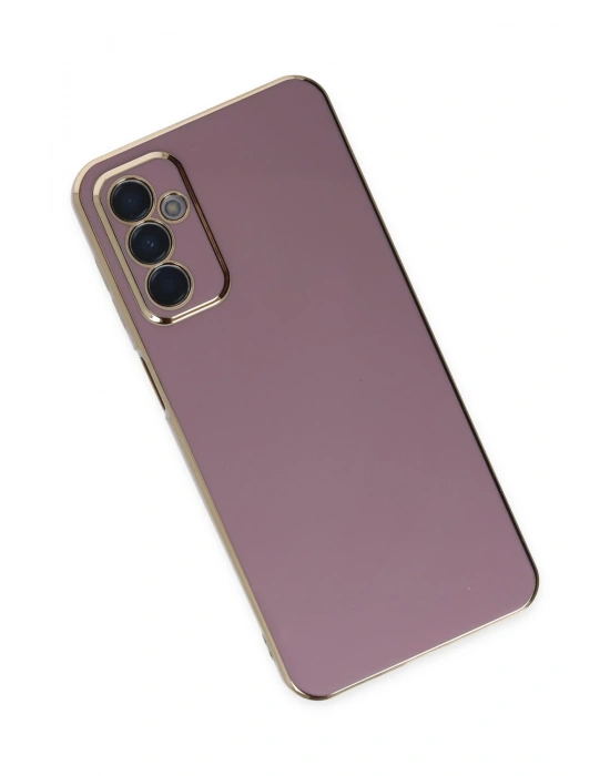 Newface Samsung Galaxy M23 Kılıf Volet Silikon - Mor