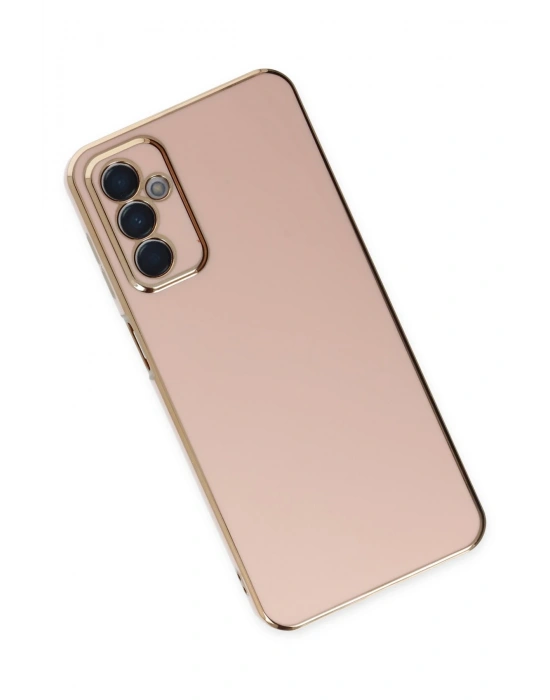 Newface Samsung Galaxy M23 Kılıf Volet Silikon - Pembe
