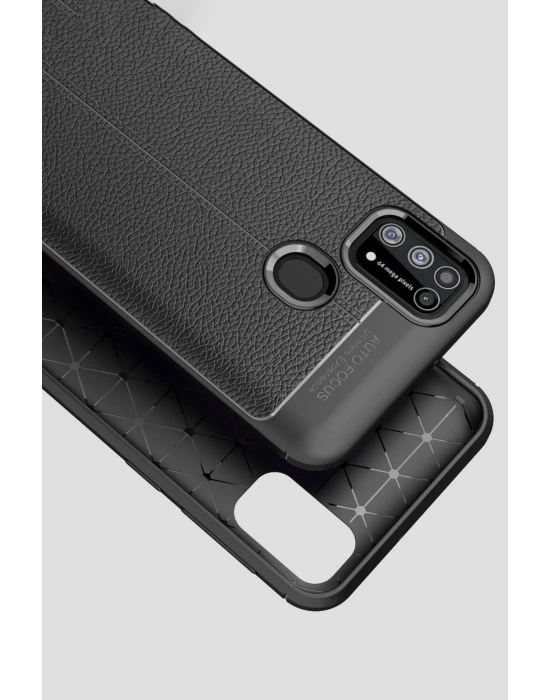 Newface Samsung Galaxy M31 Kılıf Auto Focus Kapak - Kırmızı