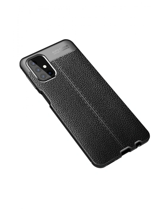 Newface Samsung Galaxy M31S Kılıf Auto Focus Kapak - Siyah