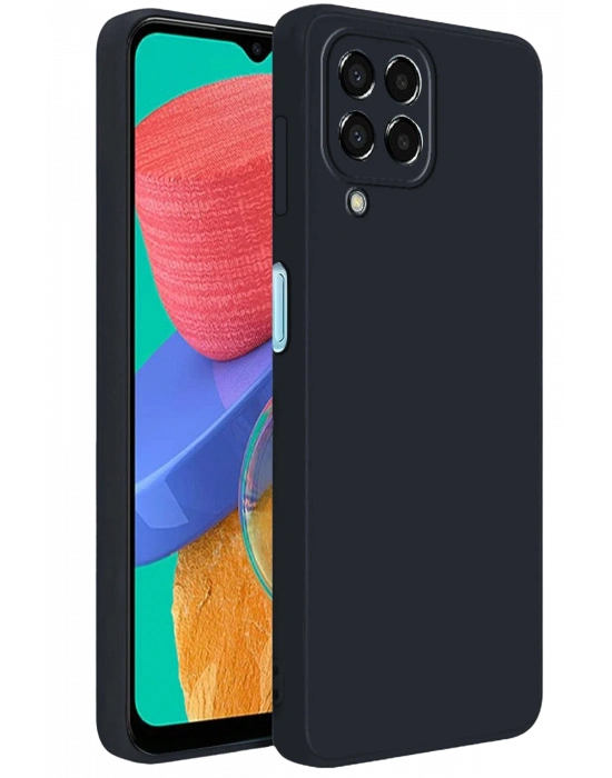 Newface Samsung Galaxy M33 Kılıf First Silikon - Siyah
