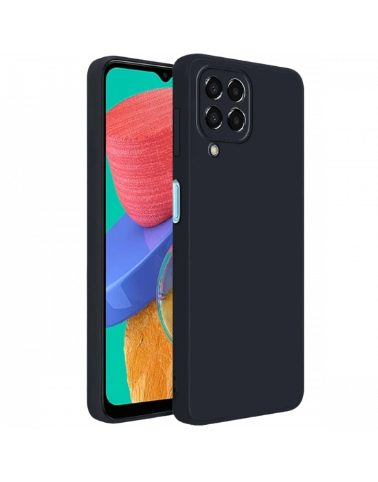 Newface Samsung Galaxy M33 Kılıf First Silikon - Siyah