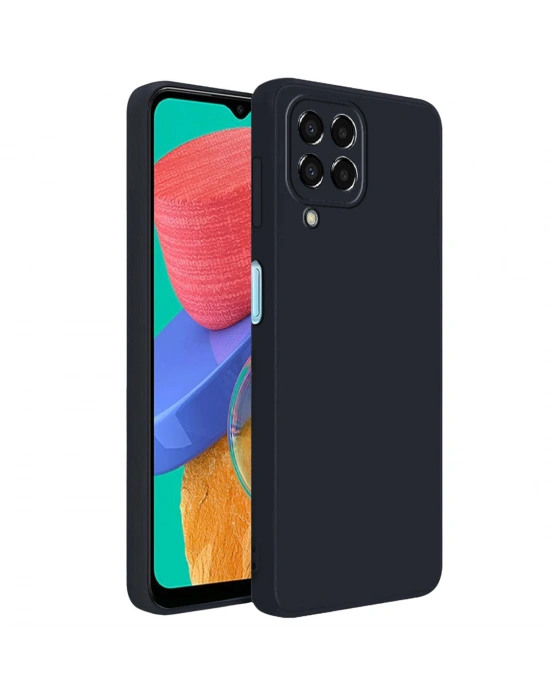 Newface Samsung Galaxy M33 Kılıf First Silikon - Siyah