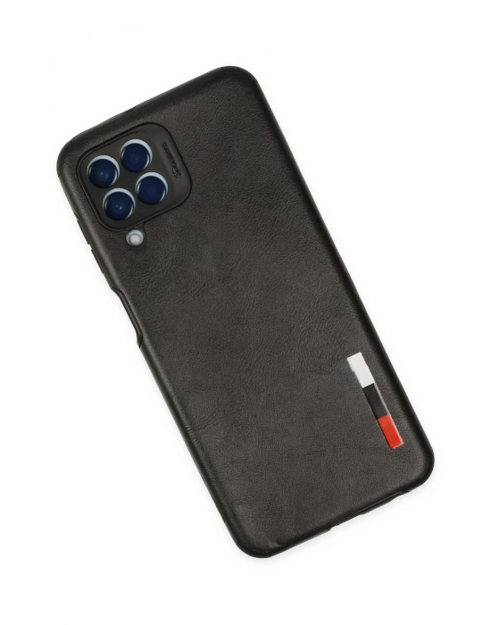 Newface Samsung Galaxy M33 Kılıf Loop Deri Silikon - Siyah