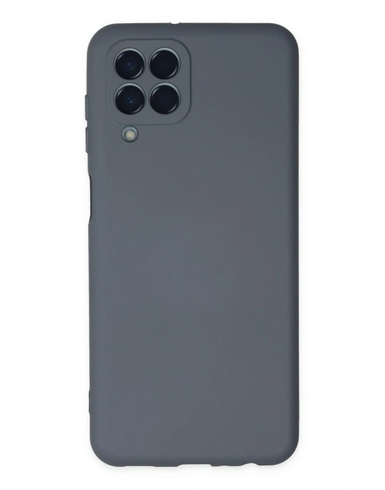 Newface Samsung Galaxy M33 Kılıf Nano içi Kadife Silikon - Gri