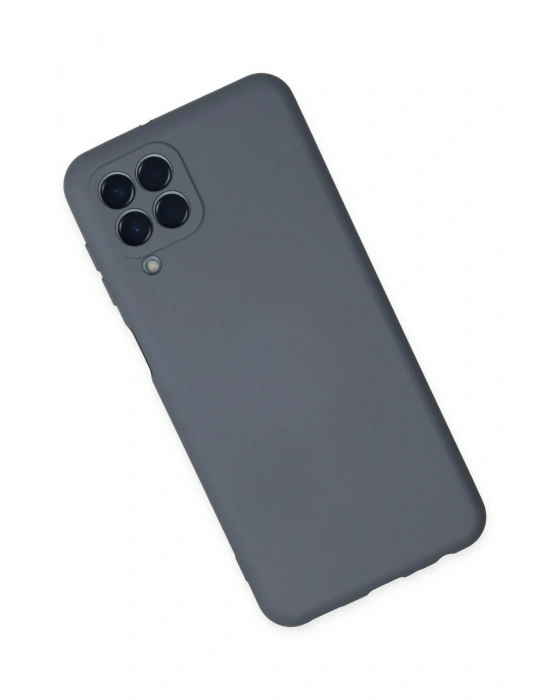 Newface Samsung Galaxy M33 Kılıf Nano içi Kadife Silikon - Gri