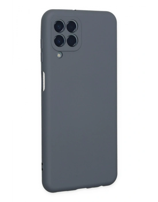 Newface Samsung Galaxy M33 Kılıf Nano içi Kadife Silikon - Gri