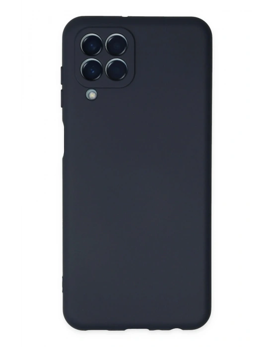 Newface Samsung Galaxy M33 Kılıf Nano içi Kadife Silikon - Lacivert