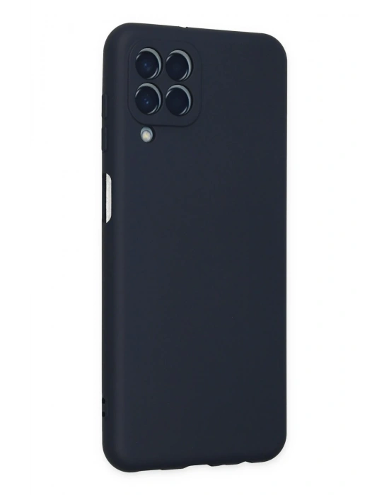 Newface Samsung Galaxy M33 Kılıf Nano içi Kadife Silikon - Lacivert